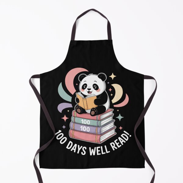 Item preview, 100 Days of Reading - Cute Panda on Books Stack designed and sold by DarylWelsh2024.