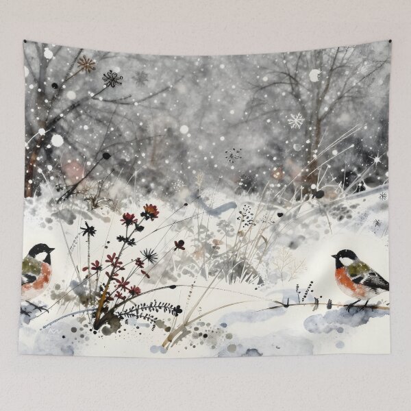 Item preview, winter birds designed and sold by nataliakuruch.