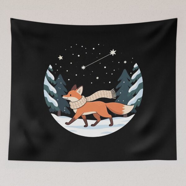 Item preview, Fox Christmas Night designed and sold by Aetheriswork.