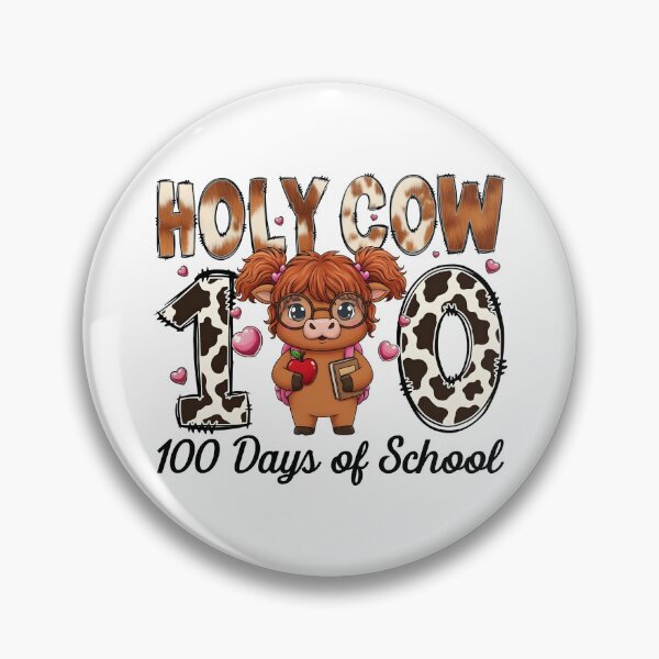 Item preview, Holy Cow 100 100 Days Of School Cow Girl designed and sold by KroghDs.