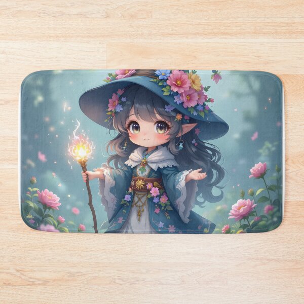 Item preview, Cute chibi forest witch designed and sold by BohoShopHU.
