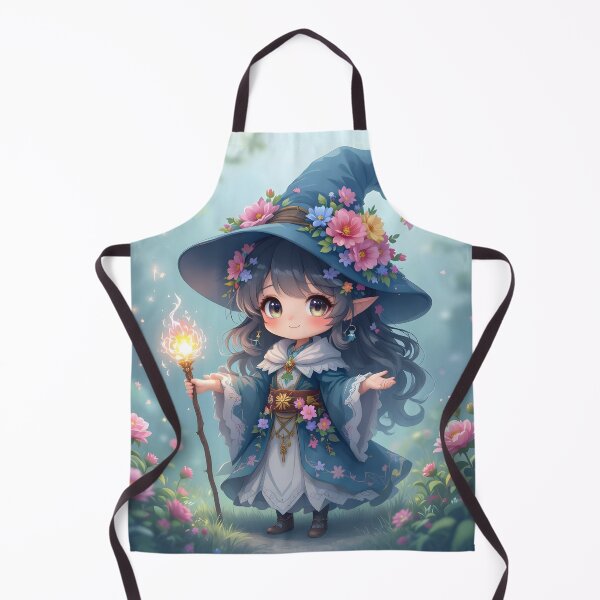 Artikelvorschau, Niedliche Chibi-Waldhexe entworfen und verkauft von BohoShopHU.