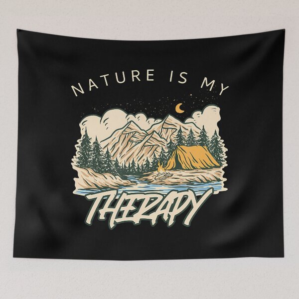 Item preview, Nature Is My Therapy For Mountain Lovers designed and sold by irwabeebx.