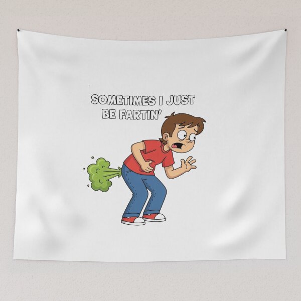 Item preview,  Funny Sometimes I Just Be Farting cartoon designed and sold by w66aboo.