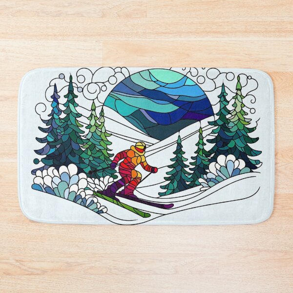 Item preview, Skiing Through Winter Pines designed and sold by laser1064.