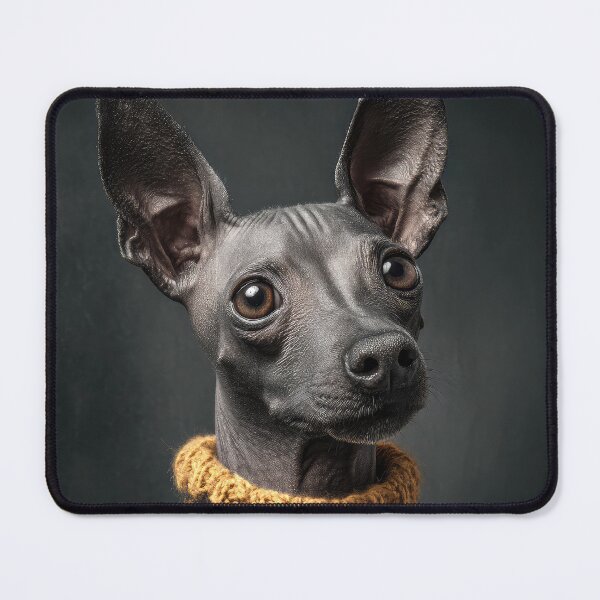 Item preview, American Hairless Terrier with Sweater designed and sold by Elisabeth Lucas.