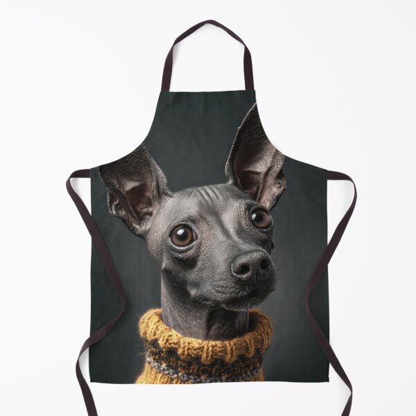 Item preview, American Hairless Terrier with Sweater designed and sold by Elisabeth Lucas.