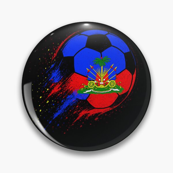 Item preview, Haiti Soccer Haitian Flag Pride Soccer Player Football designed and sold by NUMAcreations.