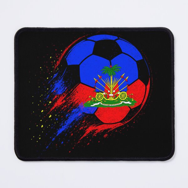 Item preview, Haiti Soccer Haitian Flag Pride Soccer Player Football designed and sold by NUMAcreations.