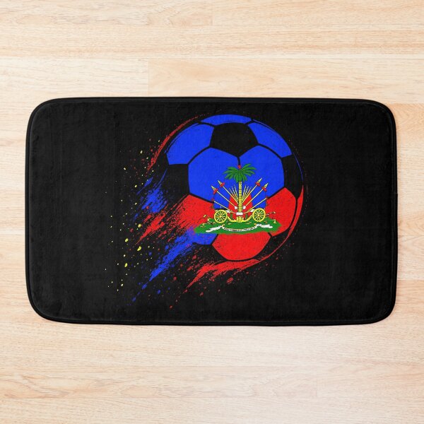 Item preview, Haiti Soccer Haitian Flag Pride Soccer Player Football designed and sold by NUMAcreations.