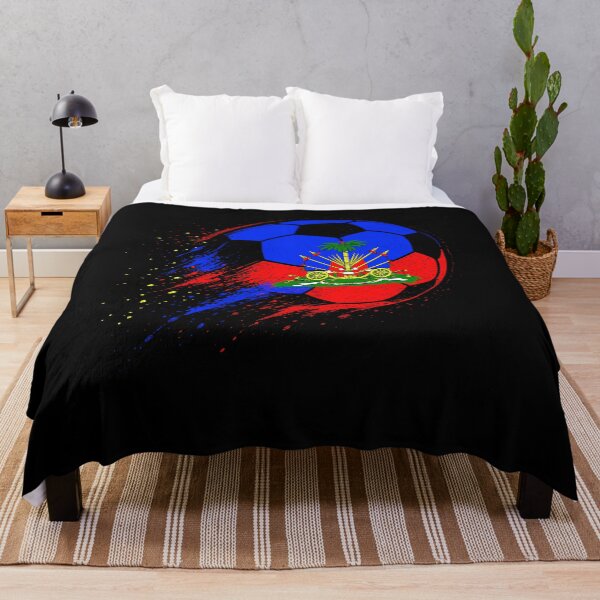 Item preview, Haiti Soccer Haitian Flag Pride Soccer Player Football designed and sold by NUMAcreations.