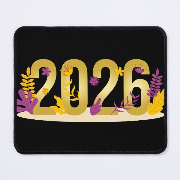 Item preview, 2026 Bold Typography Design – Future Focused New Year Statement Art designed and sold by PixelWaveBD.