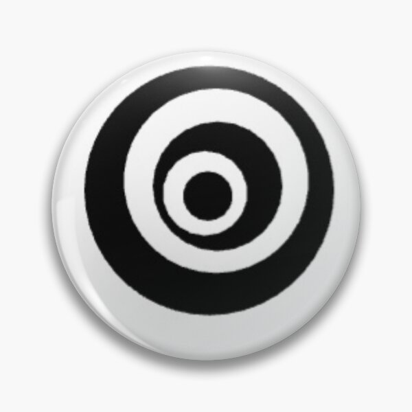 Item preview, Minimalist Black and White Concentric Circles Abstract Art designed and sold by Darren Artworks.