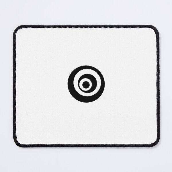 Item preview, Minimalist Black and White Concentric Circles Abstract Art designed and sold by Darren Artworks.