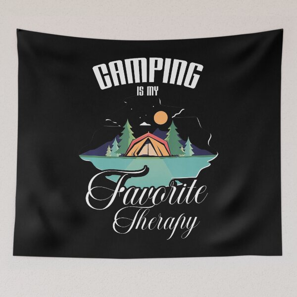 Item preview, Camping Is My Favorite Therapy designed and sold by irwabeebx.