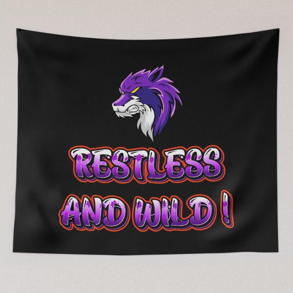 Item preview, Restless and Wild - Purple graffiti wildstyle! designed and sold by Hot4Shirt.