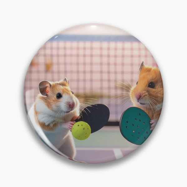 Item preview, Hamsters Playing Pickleball  designed and sold by Karen Persephone .