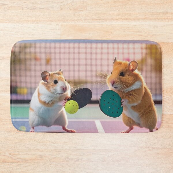 Item preview, Hamsters Playing Pickleball  designed and sold by Karen Persephone .