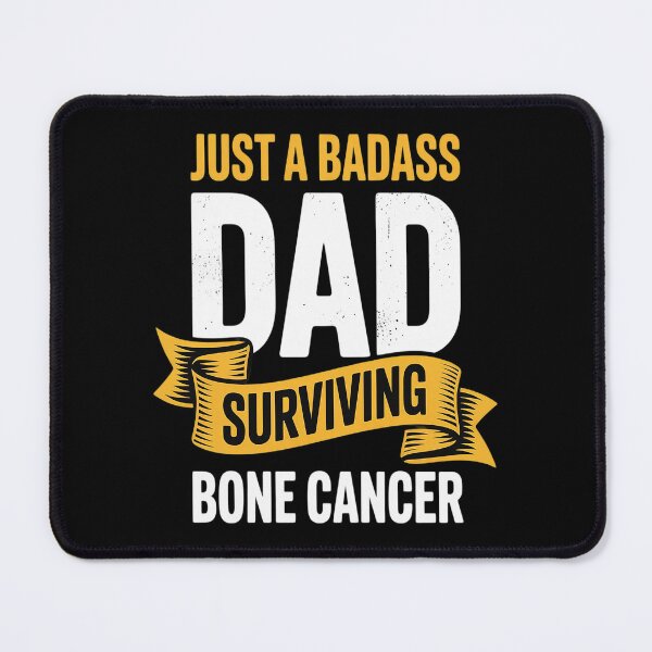 Item preview, Badass Dad Surviving Bone Cancer Survivor Quote designed and sold by countntenov.