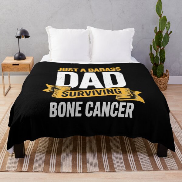 Item preview, Badass Dad Surviving Bone Cancer Survivor Quote designed and sold by countntenov.