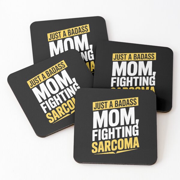 Item preview, Badass Mom Fighting Sarcoma Quote Funny Gift designed and sold by countntenov.