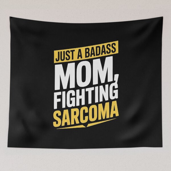 Item preview, Badass Mom Fighting Sarcoma Quote Funny Gift designed and sold by countntenov.
