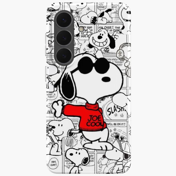 Joe Cool Snoopy Comic Collage Art Samsung Galaxy Soft Case
