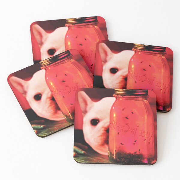 Item preview, Dog on the Jar of Flies Album Cover – Grunge Dog Art designed and sold by CatRebelz.