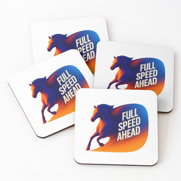 Item preview, Full Speed Ahead - Galloping Horse with Motion Trails designed and sold by MKreative Studio.