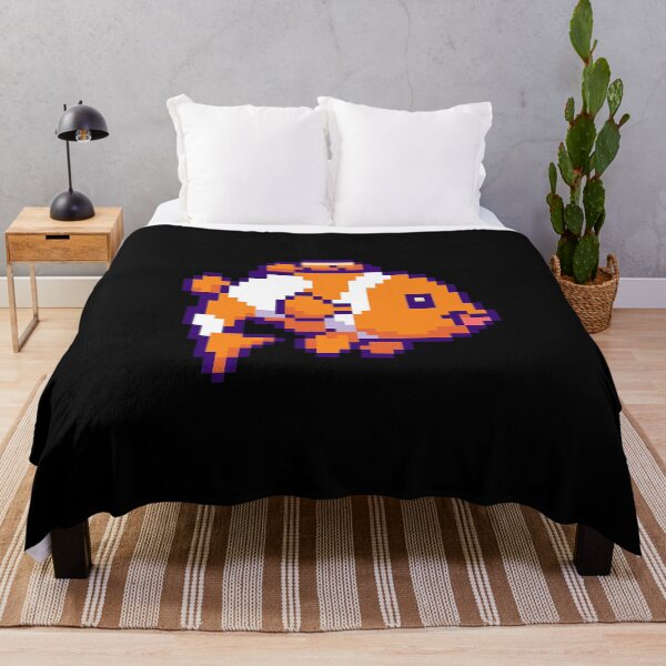 Item preview, Pixel clownfish in orange and white designed and sold by PixelMarrero.