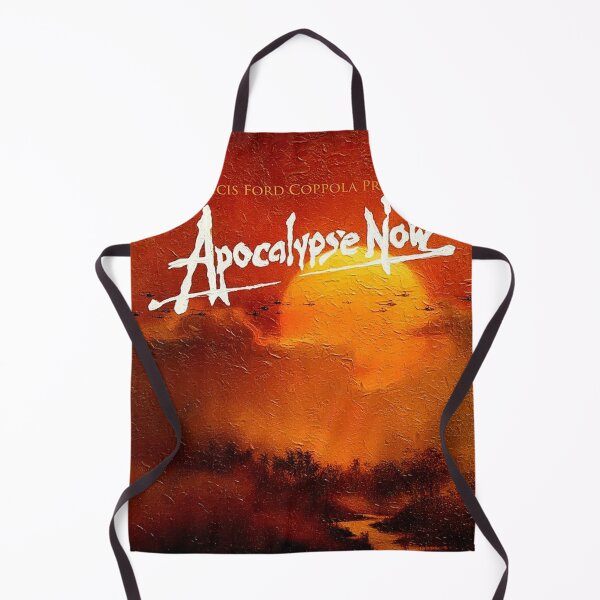 Item preview, Sunset Jungle River Art | Military Helicopter Silhouette Painting | Psychological War Impasto Poster designed and sold by Art's Diner.