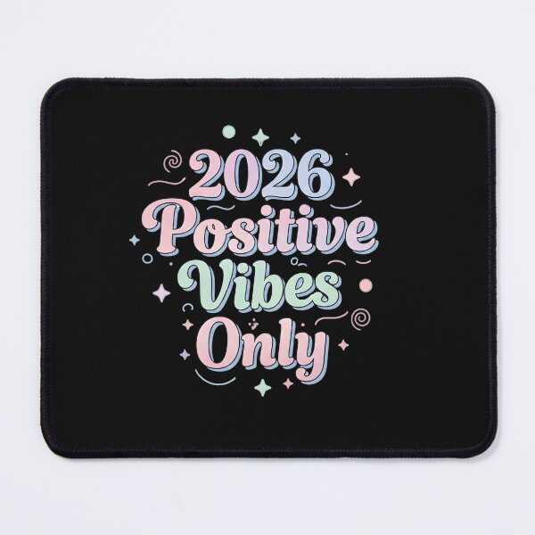 Item preview,  2026 Positive Vibes Only Aesthetic Text designed and sold by MofazStyle.