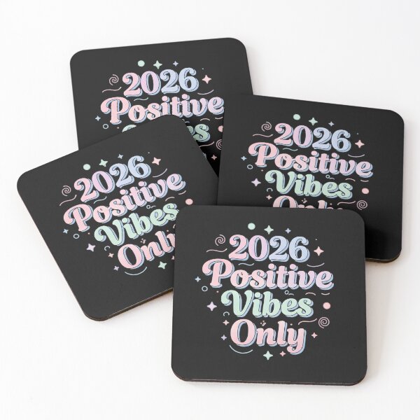 Item preview,  2026 Positive Vibes Only Aesthetic Text designed and sold by MofazStyle.