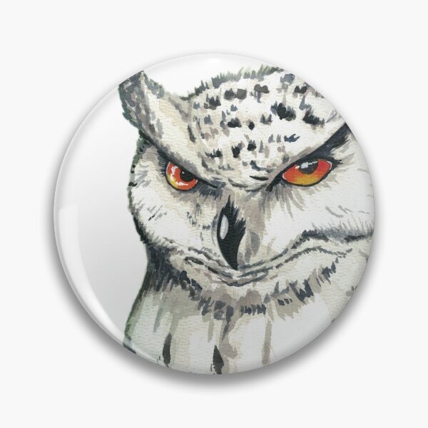 Item preview, Watercolor Snowy Owl designed and sold by SaskyaFate.
