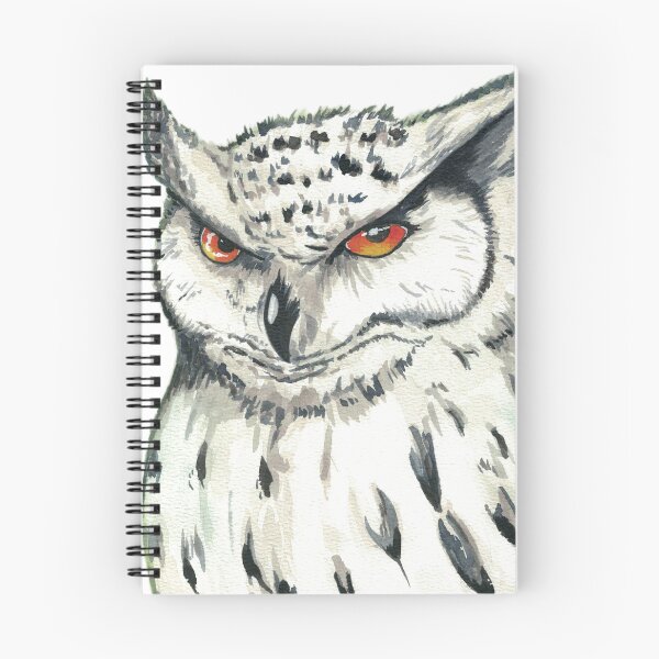 Item preview, Watercolor Snowy Owl designed and sold by SaskyaFate.