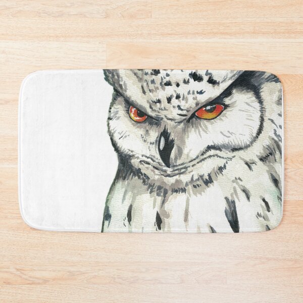 Item preview, Watercolor Snowy Owl designed and sold by SaskyaFate.