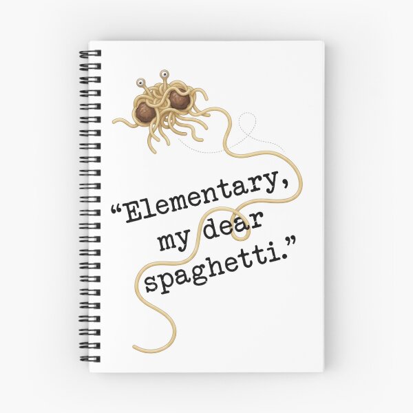Item preview, Elementary my dear spaghetti  designed and sold by Desiredobsolete.