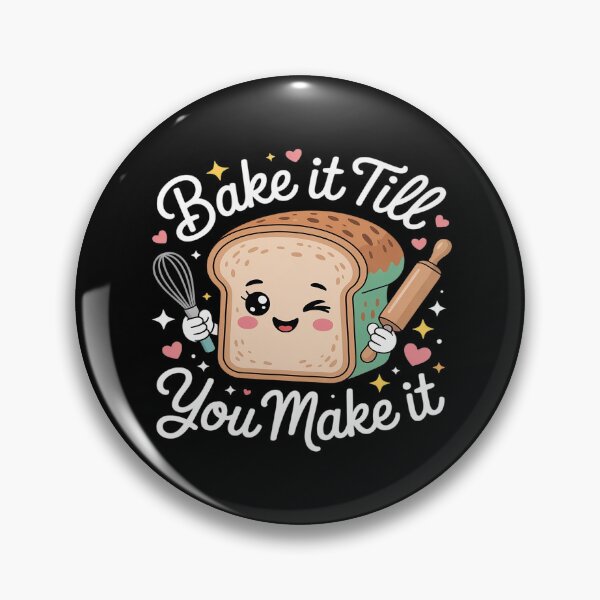 Item preview, Bake It Till You Make It Funny Baking Bread designed and sold by Slwankol.