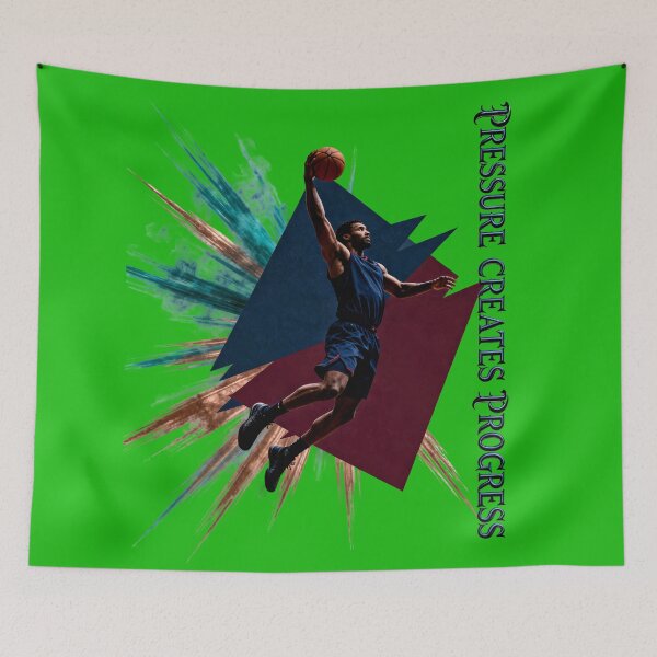 Item preview, Pressure Creates Progress | Basketball Mindset Streetwear designed and sold by Maximilianos.