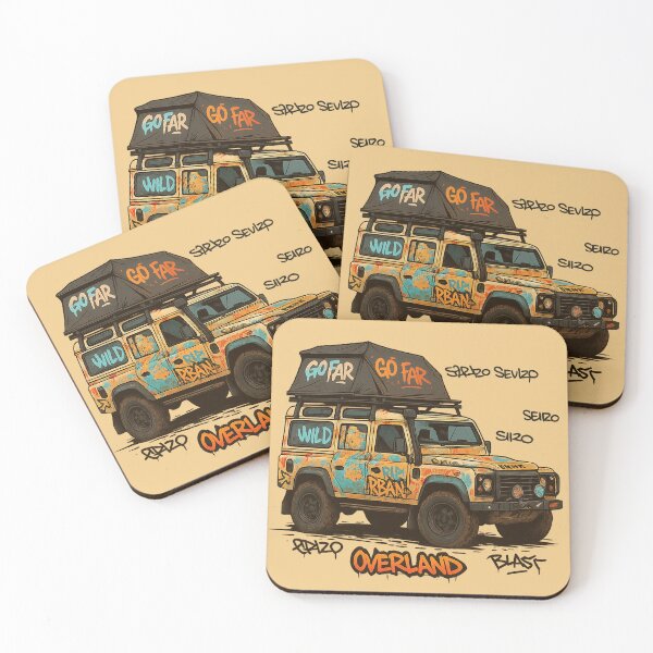 Item preview, Graffiti Style Overland 4x4 – Adventure Travel Wall Art designed and sold by KrintoryTees.