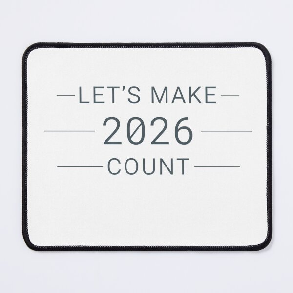 Item preview, Lets Make 2026 Count Minimal Clean Design designed and sold by MofazStyle.
