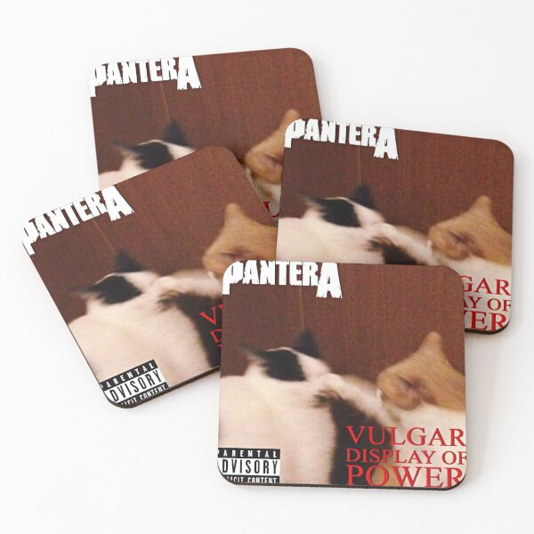 Item preview, Vulgar Display of Meow – Metal Cat Parody Art - Pantera designed and sold by CatRebelz.