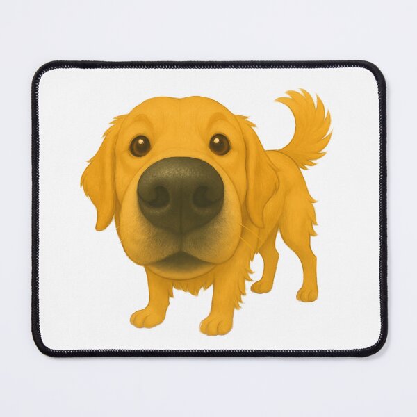 Item preview, Curious Golden Retriever designed and sold by snoutabout.