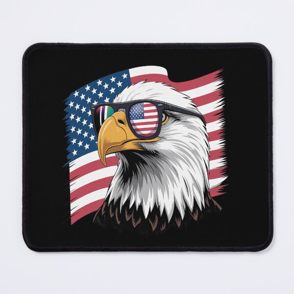 Item preview, Bald Eagle Animal American Flag Patriotic designed and sold by genkihikki.