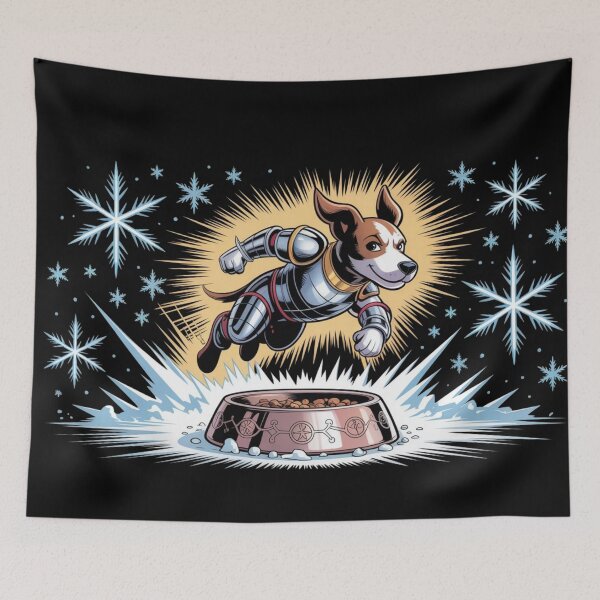 Item preview, Frostbite Flavor Fighter - dog food tester Christmas edition  designed and sold by YourTrendyTees.