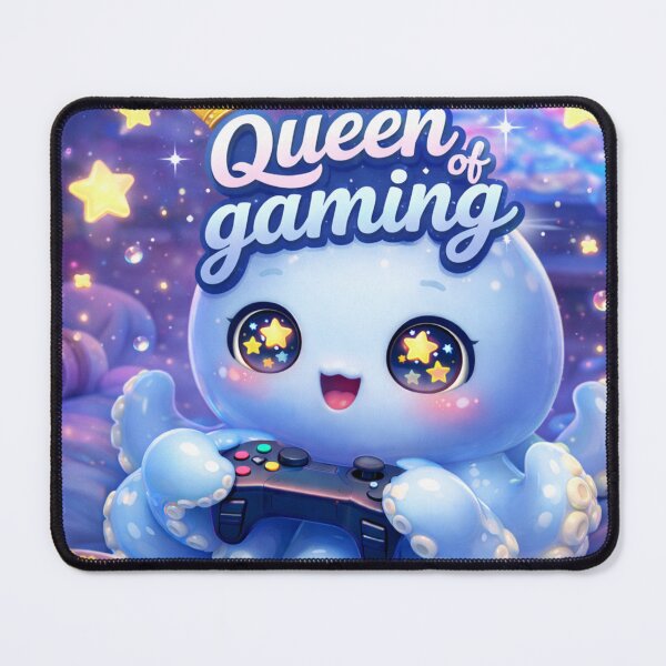 Item preview, Blue Poulpy Queen of Gaming designed and sold by clubtatak.