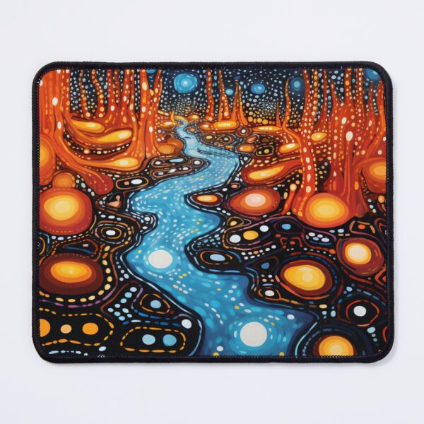 Item preview, Aboriginal Inspired Dot Art - Lava Eruption designed and sold by GrinGalore.