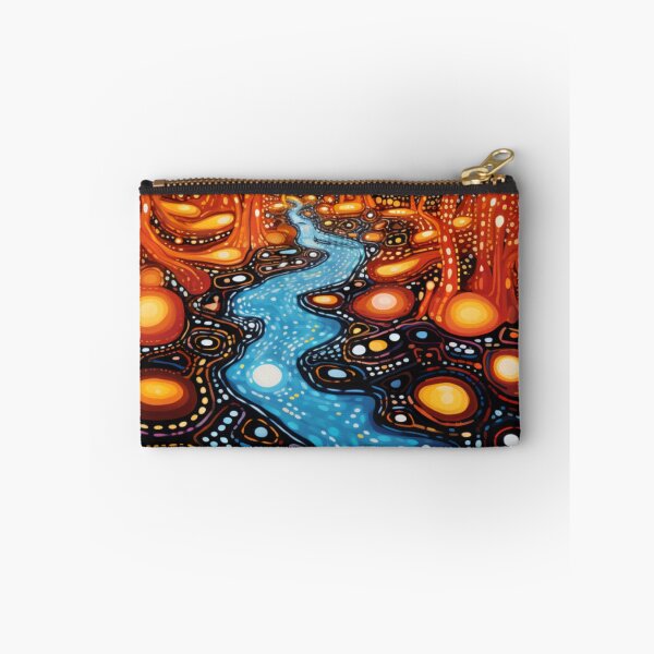 Item preview, Aboriginal Inspired Dot Art - Lava Eruption designed and sold by GrinGalore.