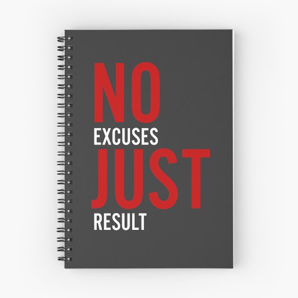 Item preview, No Excuses. Just Results. | Relentless Motivation Design designed and sold by Born To Be Fit.