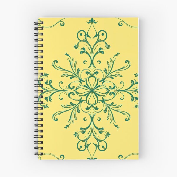 Item preview, YA1 Yellow Back Green Mandala design designed and sold by ShaDeS-AI-Art.